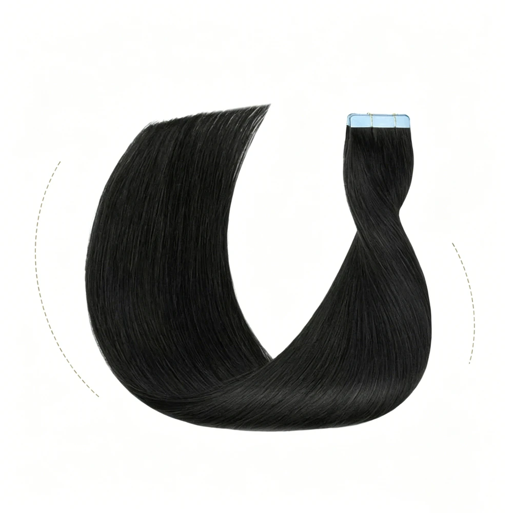Straight Human Hair Tape In Extensions